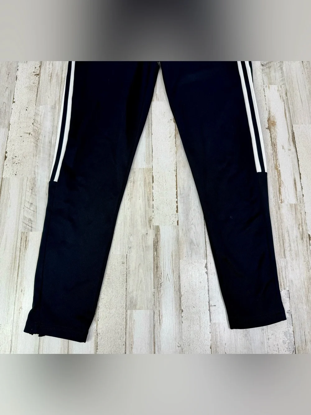 Adidas Climalite Men’s Medium Sweatpants Black White Stripe